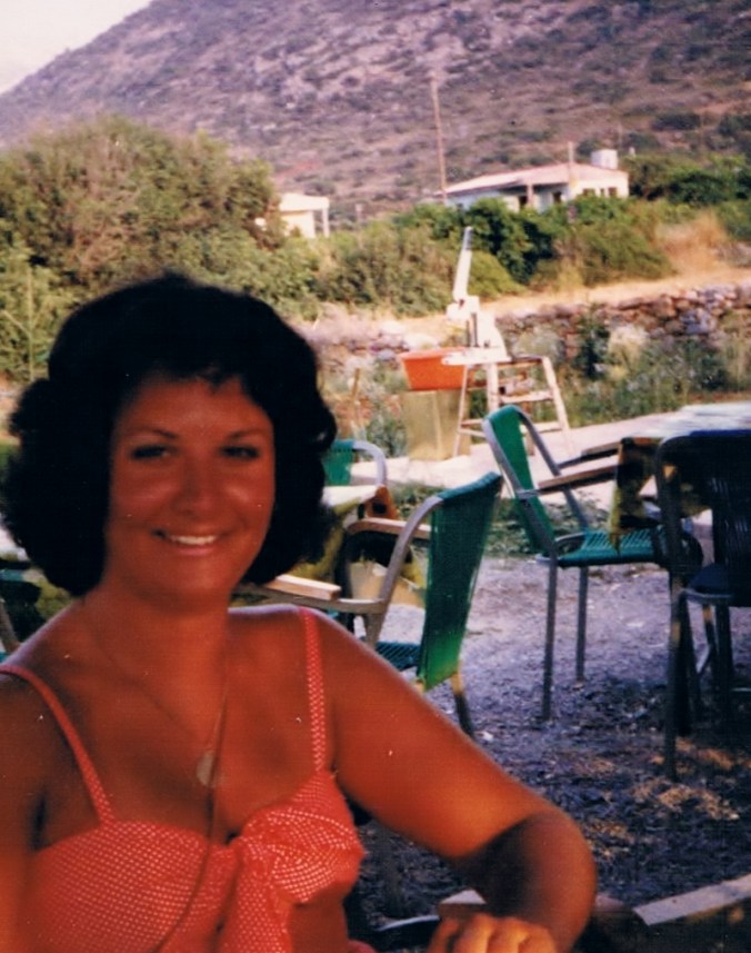 Gwen on Crete 1979
