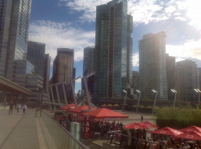 Vancouver CBD skyline
