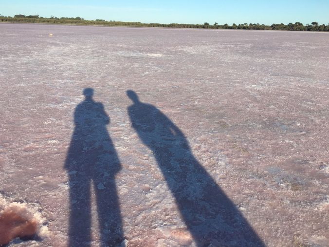 Self Portrait at Pink Salt Lake rs