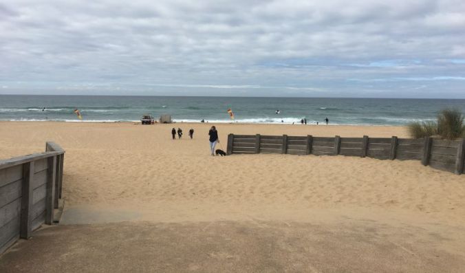 Beach Flags at Lakes Entrance