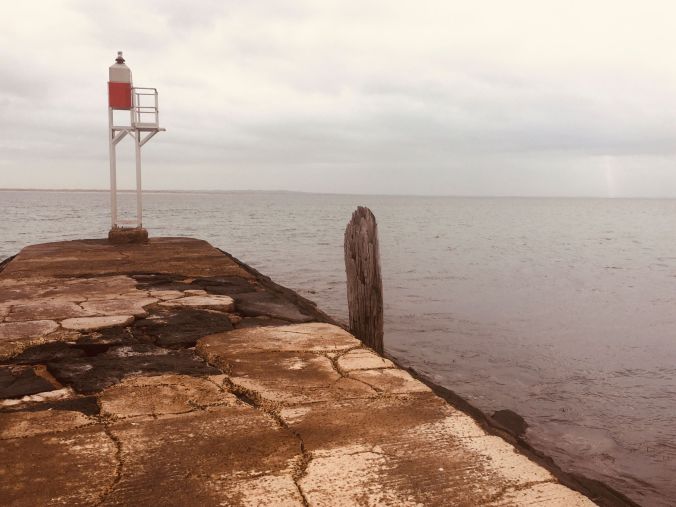 Channel marker Griffiths Island Port Fairy