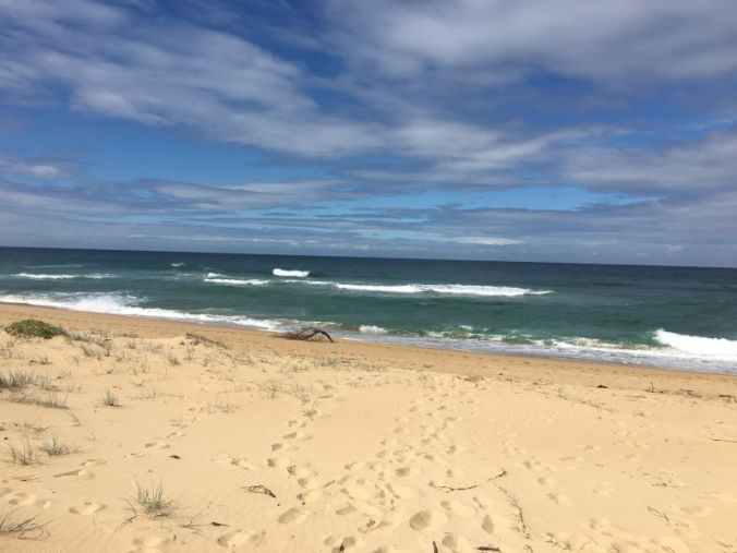 choppy waters at Lakes Entrance