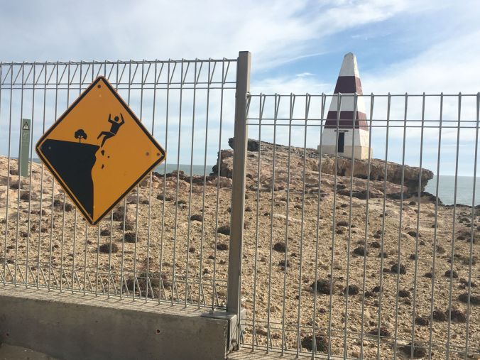 Don't fall off the cliff Robe SA March 2020rs