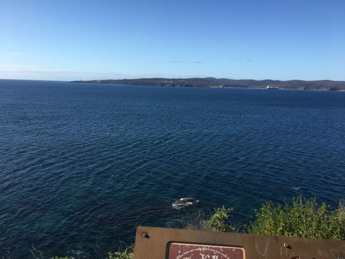 Sapphire blue water of TwoFold Bay